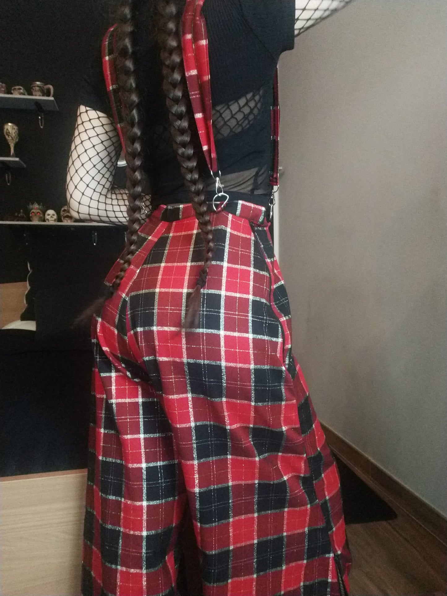 Pantaloni Punk in tartan - MartyDarkSartoria