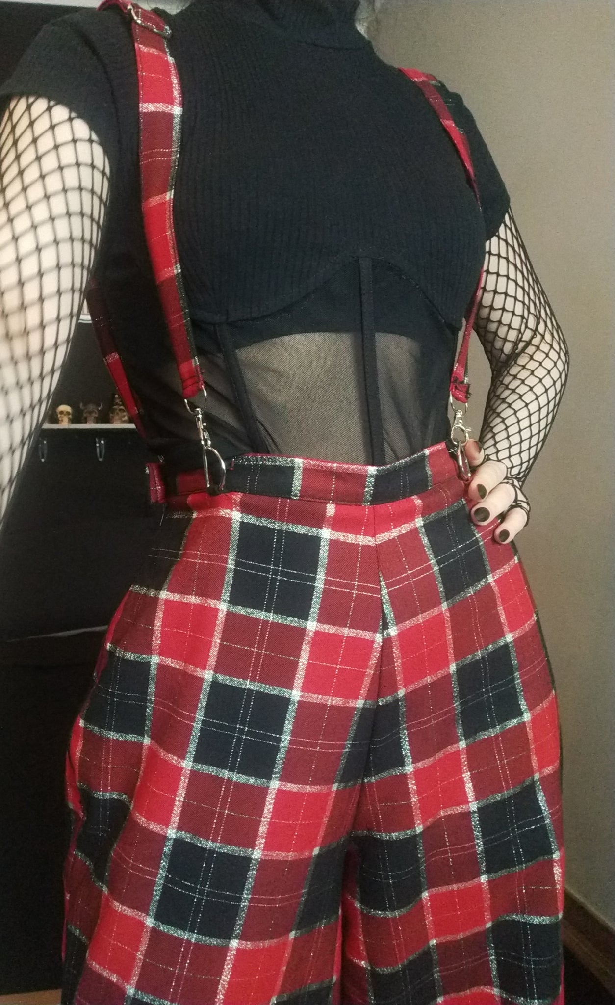 Pantaloni Punk in tartan - MartyDarkSartoria