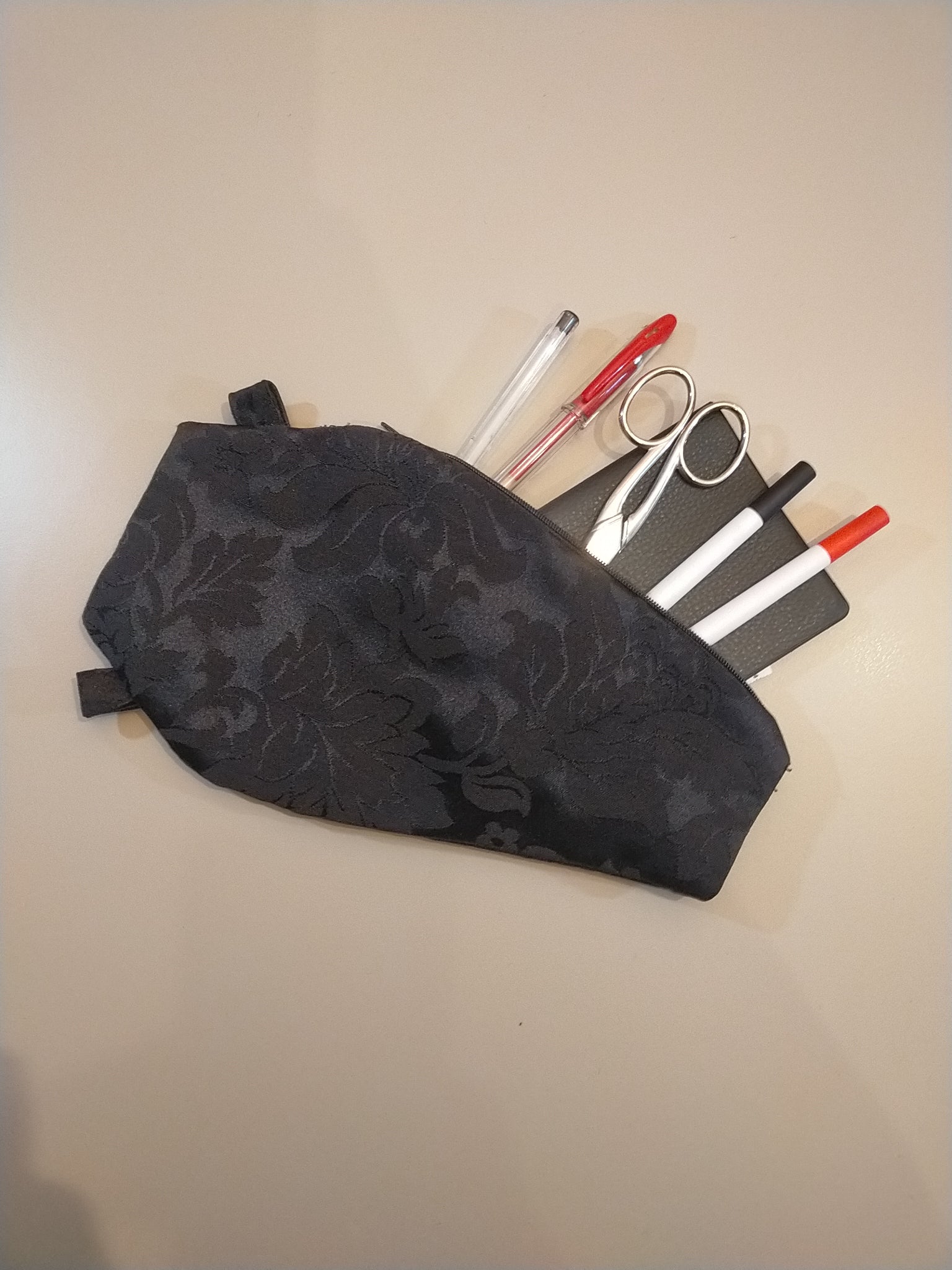 Pochette bara damascata - MartyDarkSartoria