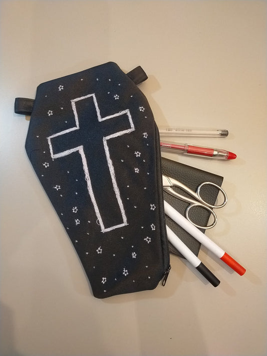 Pochette bara ricamata - MartyDarkSartoria