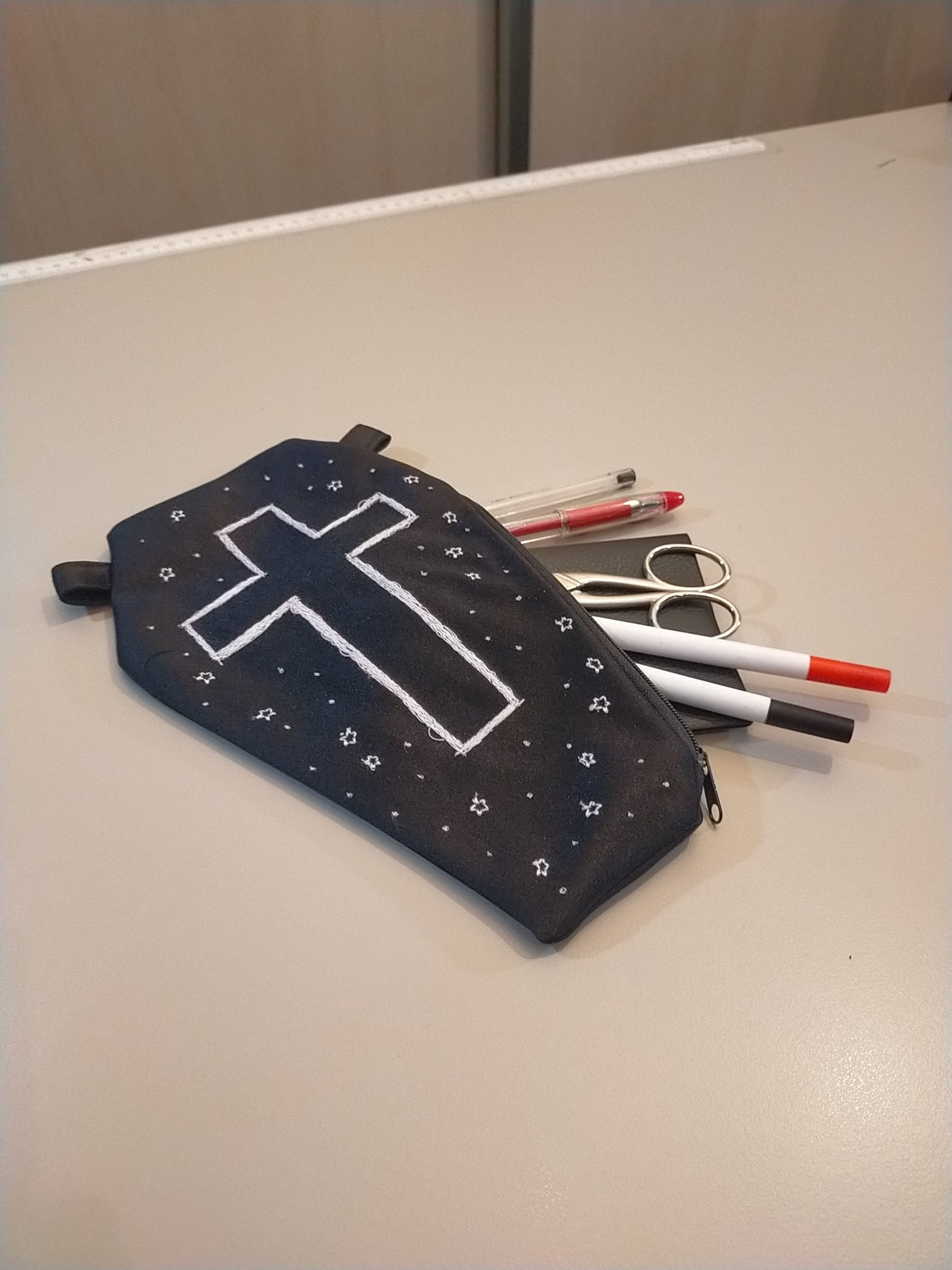 Pochette bara ricamata - MartyDarkSartoria