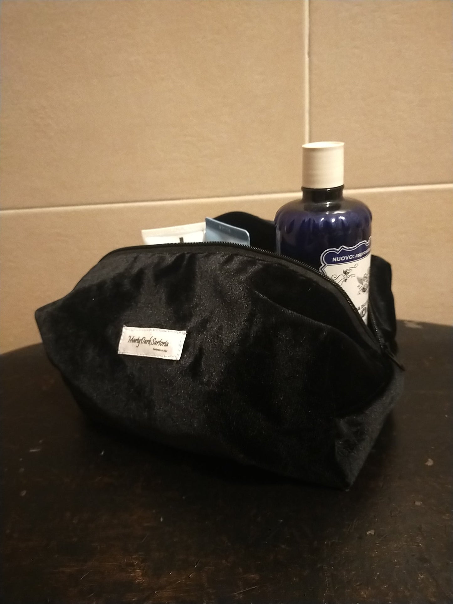 Pochette in velluto (taglia media) - MartyDarkSartoria