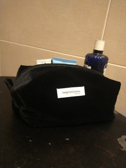 Pochette in velluto (taglia media) - MartyDarkSartoria