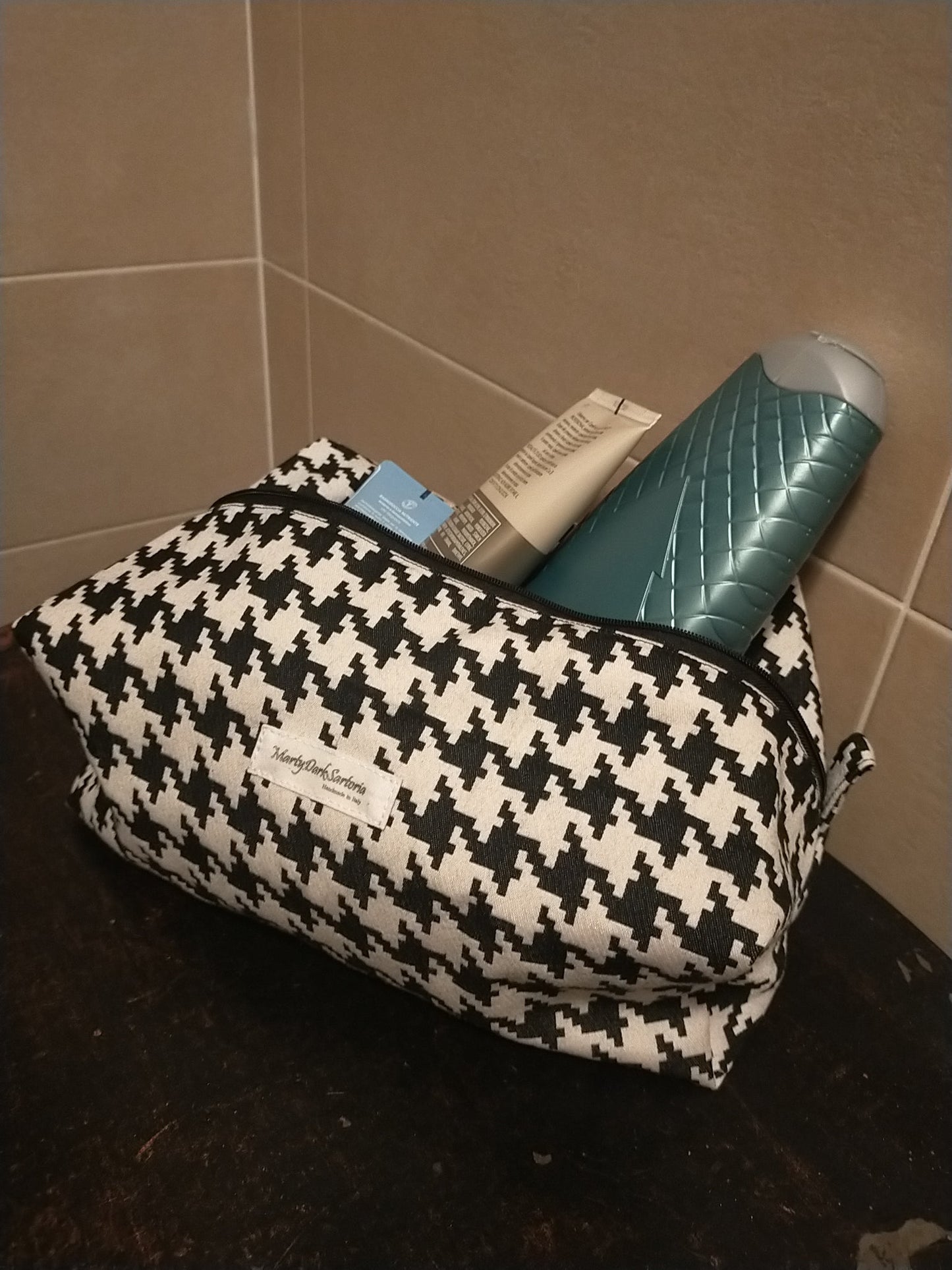 Pochette pied de poule (taglia grande) - MartyDarkSartoria