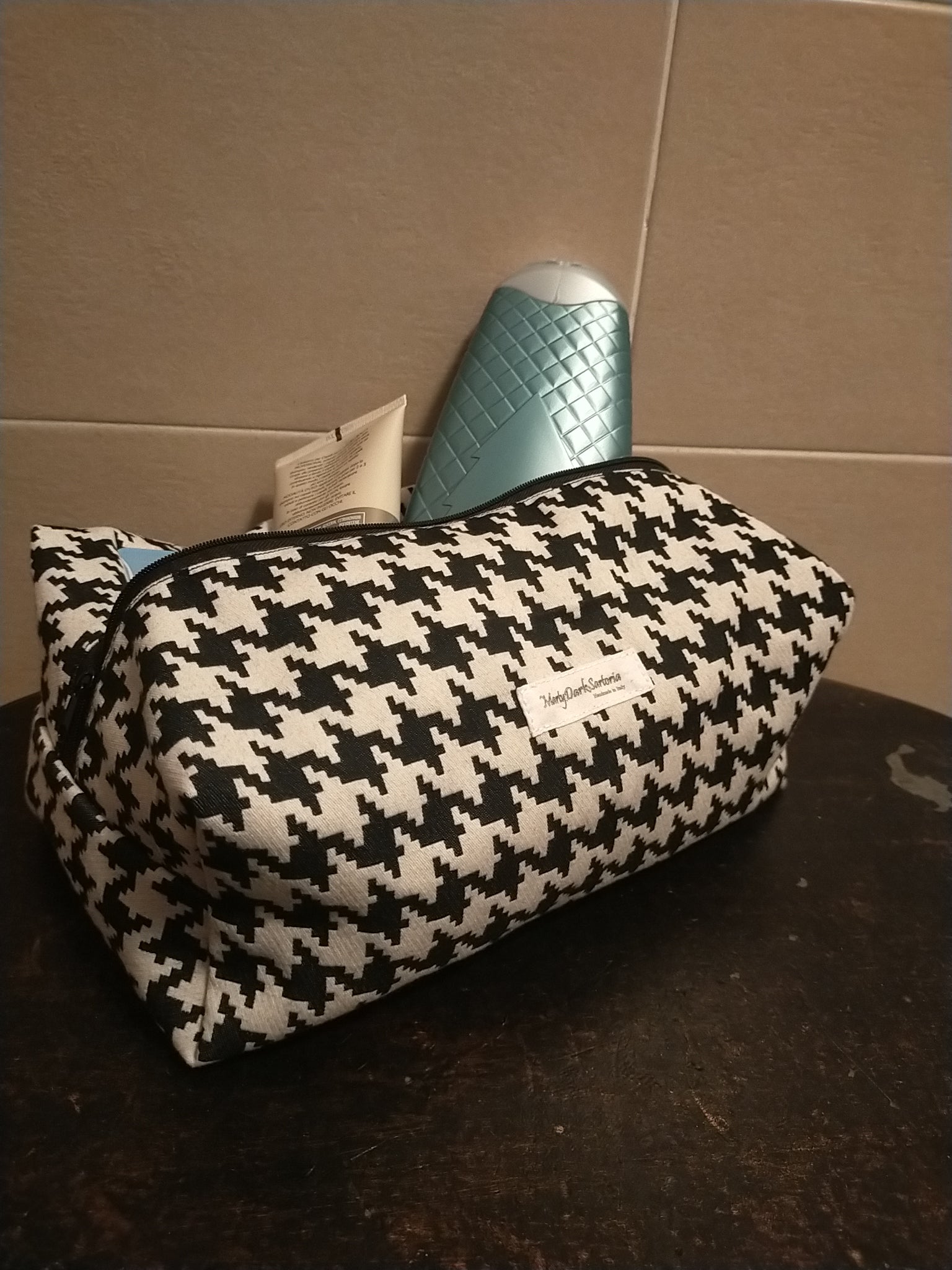 Pochette pied de poule (taglia grande) - MartyDarkSartoria