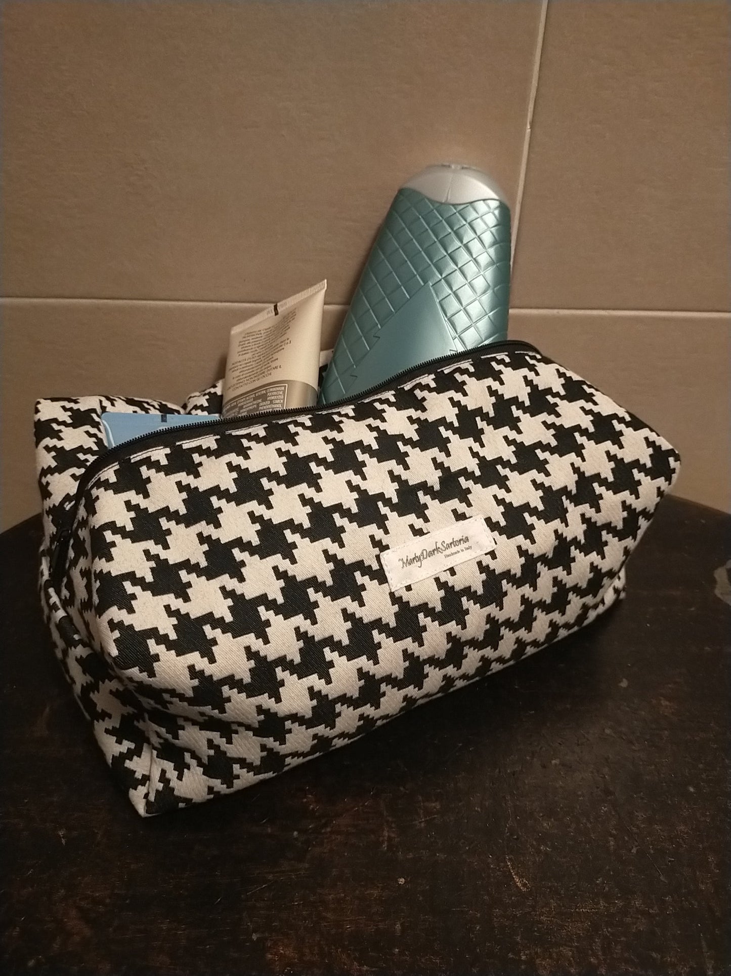 Pochette pied de poule (taglia grande) - MartyDarkSartoria