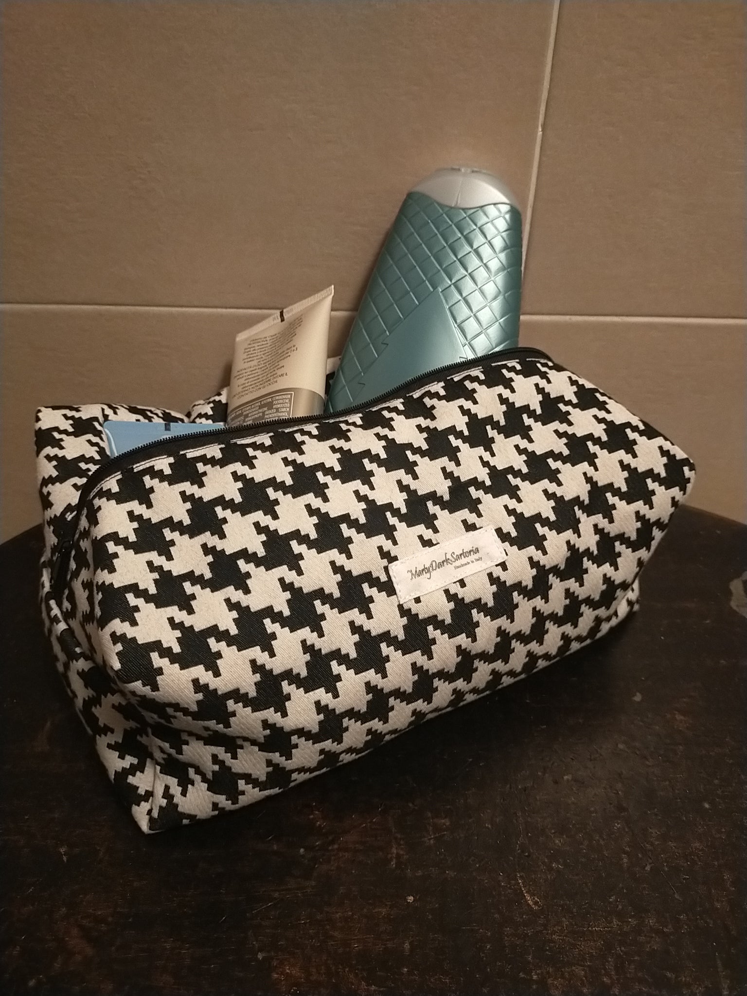 Pochette pied de poule (taglia grande) - MartyDarkSartoria