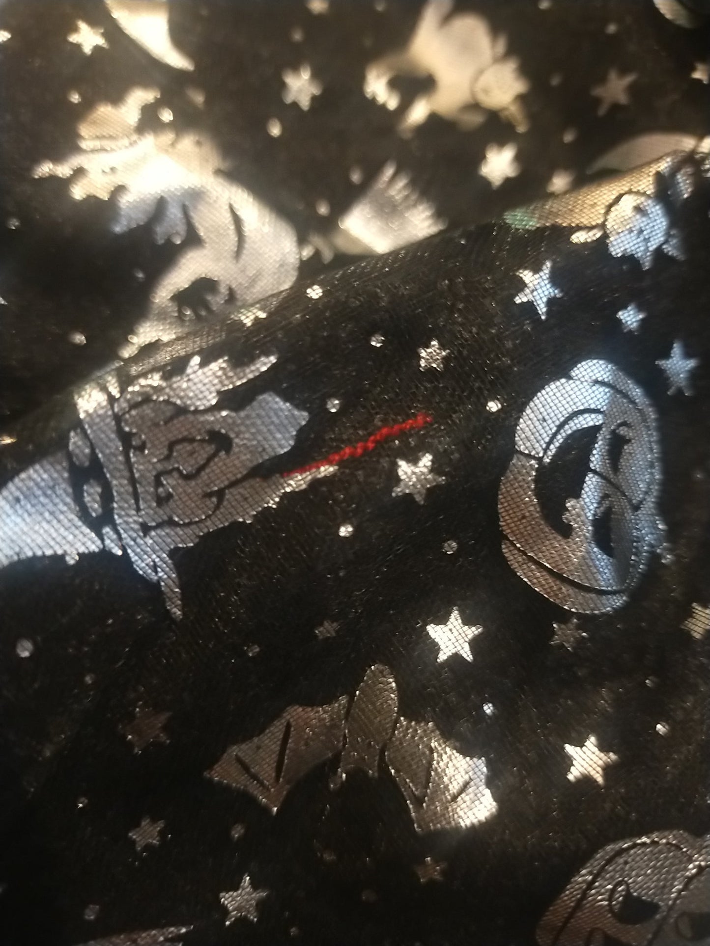 Pochette tessuto fantasia halloween - MartyDarkSartoria