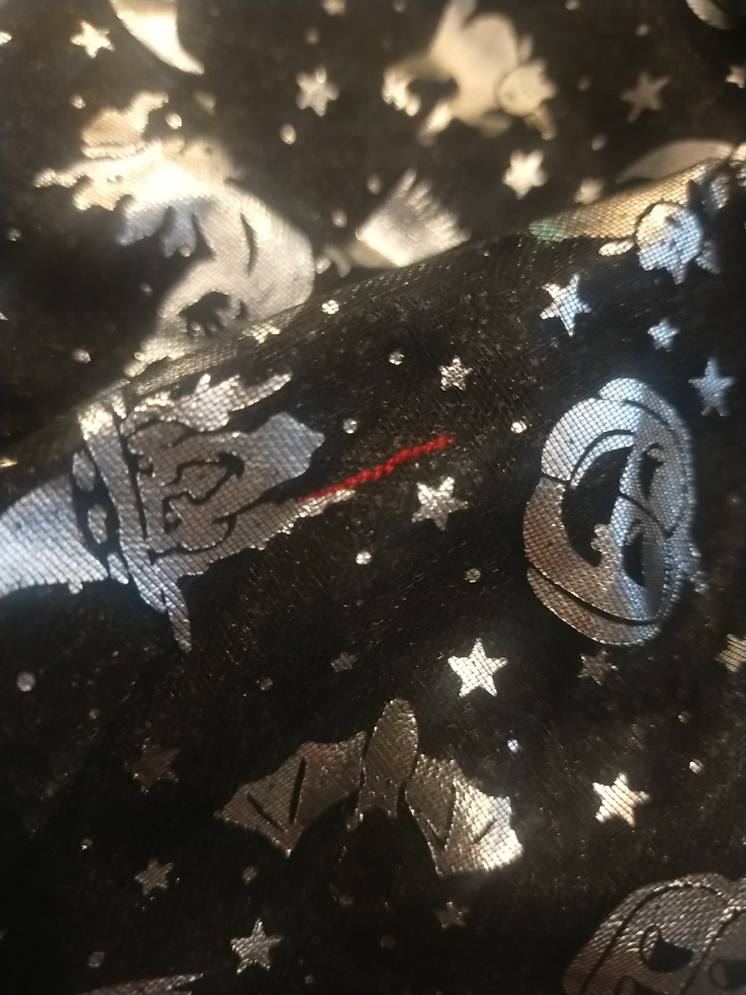 Pochette tessuto fantasia halloween - MartyDarkSartoria